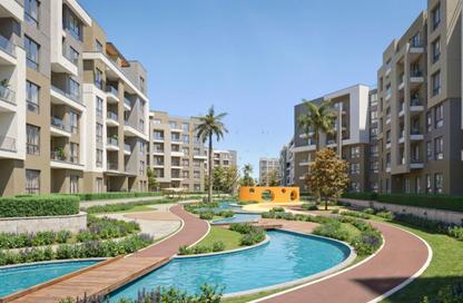 Apartment - 3 Bedrooms - 2 Bathrooms for sale in Garden Gate - Ashgar City - Al Wahat Road - 6 October City - Giza