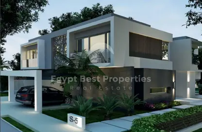 منزل مزدوج - 4 غرف نوم - 5 حمامات للبيع في باديه بالم هيلز - كمبوندات 6 أكتوبر - مدينة 6 أكتوبر - الجيزة