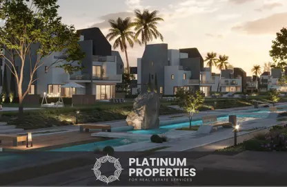 Twin House - 4 Bedrooms - 4 Bathrooms for sale in Rivers - New Zayed City - Sheikh Zayed City - Giza