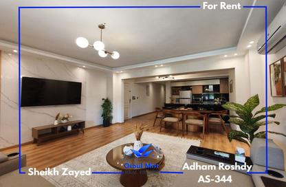 Apartment - 3 Bedrooms - 2 Bathrooms for rent in Al Khamayel city - Sheikh Zayed Compounds - Sheikh Zayed City - Giza
