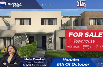 Townhouse - 3 Bedrooms - 3 Bathrooms for sale in New Giza - Cairo Alexandria Desert Road - 6 October City - Giza