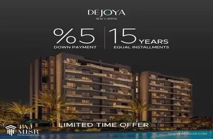 Apartment - 2 Bedrooms - 2 Bathrooms for sale in DeJoya 4 - New Capital City - Cairo