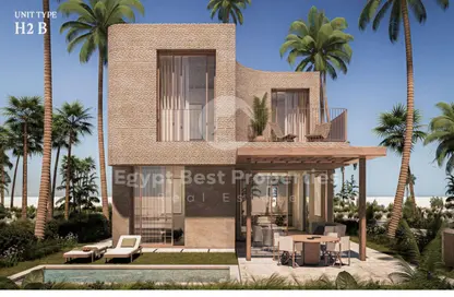 Villa - 4 Bedrooms - 4 Bathrooms for sale in Ramla Lakeside - Qesm Ad Dabaah - North Coast