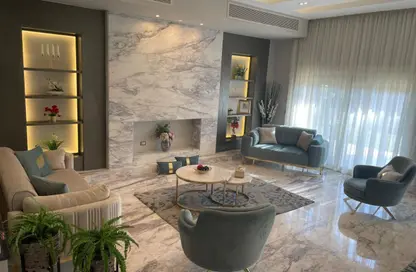 Villa - 4 Bedrooms - 4 Bathrooms for rent in Moon Valley - South Investors Area - New Cairo City - Cairo