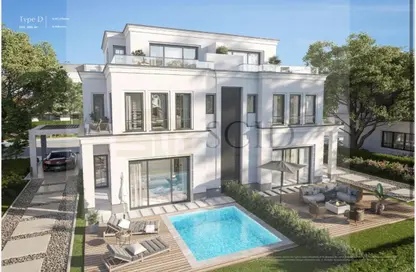 فيلا - 4 غرف نوم - 4 حمامات للبيع في نايا ويست - كمبوندات الشيخ زايد - الشيخ زايد - الجيزة