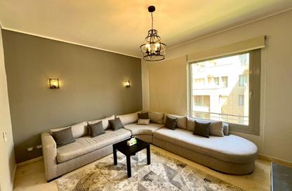Apartment - 1 Bedroom - 1 Bathroom for rent in Palm Hills Village Gate - South Investors Area - New Cairo City - Cairo