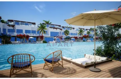 تاون هاوس - 3 غرف نوم - 5 حمامات للبيع في ازها الساحل الشمالي - راس الحكمة - الساحل الشمالي