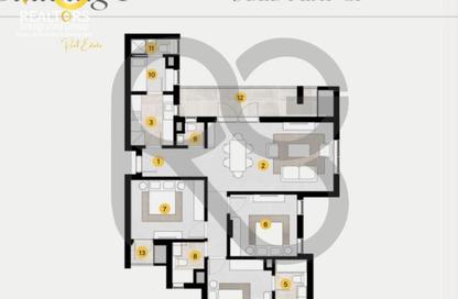 Apartment - 3 Bedrooms - 2 Bathrooms for sale in Zed Towers - Sheikh Zayed Compounds - Sheikh Zayed City - Giza