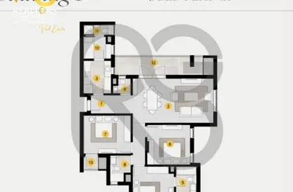 شقة - 3 غرف نوم - 2 حمامات للبيع في أبراج زيد - كمبوندات الشيخ زايد - الشيخ زايد - الجيزة