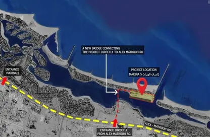 شاليه - غرفة نوم - 1 حمام للبيع في مارينا 5 - مارينا - العلمين - الساحل الشمالي