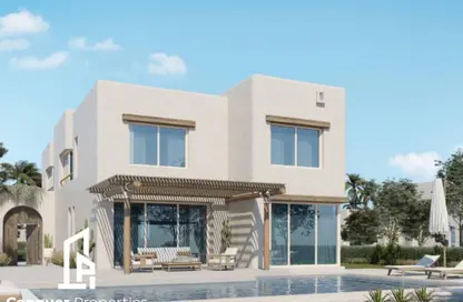 شاليه - 2 غرف نوم - 2 حمامات للبيع في هاسيندا ويست - راس الحكمة - الساحل الشمالي