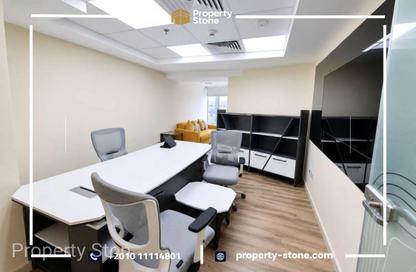 Office Space - Studio - 7+ Bathrooms for rent in Bank Center Street - South Teseen St. - The 5th Settlement - New Cairo City - Cairo