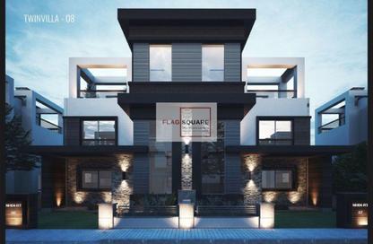 Twin House - 3 Bedrooms - 4 Bathrooms for sale in New Giza - Cairo Alexandria Desert Road - 6 October City - Giza