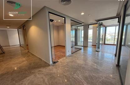 Office Space - Studio - 2 for rent in Bank Center Street - South Teseen St. - The 5th Settlement - New Cairo City - Cairo