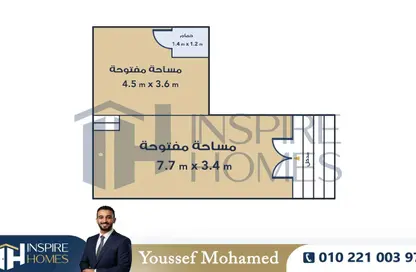 Shop - Studio - 1 Bathroom for sale in Gamal Abdel Nasser Road - Sidi Beshr - Hay Awal El Montazah - Alexandria
