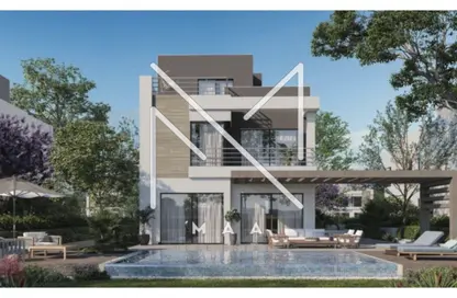 Villa - 3 Bedrooms - 4 Bathrooms for sale in Palm Hills New Cairo - 5th Settlement Compounds - The 5th Settlement - New Cairo City - Cairo