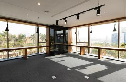 Office Space - Studio - 2 Bathrooms for rent in The Water Way - North Investors Area - New Cairo City - Cairo