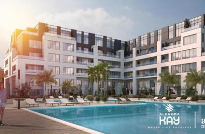 Apartment - 2 Bedrooms - 2 Bathrooms for sale in Karma Residence - 16th District - Sheikh Zayed City - Giza