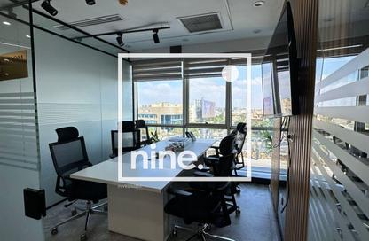 Office Space - Studio - 2 Bathrooms for rent in Cairo Business Plaza - North Teseen St. - The 5th Settlement - New Cairo City - Cairo