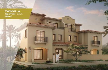 Twin House - 4 Bedrooms - 6 Bathrooms for sale in City Gate - 5th Settlement Compounds - The 5th Settlement - New Cairo City - Cairo