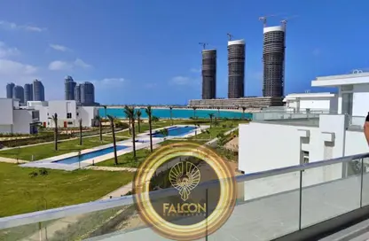 Apartment - 2 Bedrooms - 2 Bathrooms for sale in Mazarine - New Alamein City - Al Alamein - North Coast