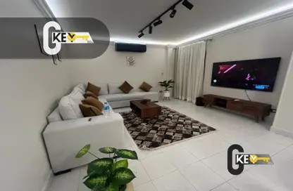 شقة - 2 غرف نوم - 2 حمامات للايجار في شارع ام كلثوم - الرحاب المرحلة الثالثة - الرحاب - مدينة القاهرة الجديدة - القاهرة