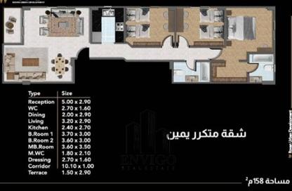 شقة - 3 غرف نوم - 2 حمامات للبيع في بيت الوطن - التجمع الخامس - مدينة القاهرة الجديدة - القاهرة