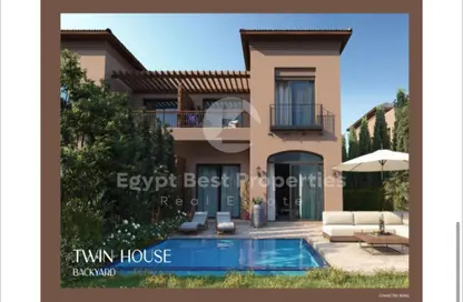 Twin House - 4 Bedrooms - 5 Bathrooms for sale in Village West - Sheikh Zayed Compounds - Sheikh Zayed City - Giza