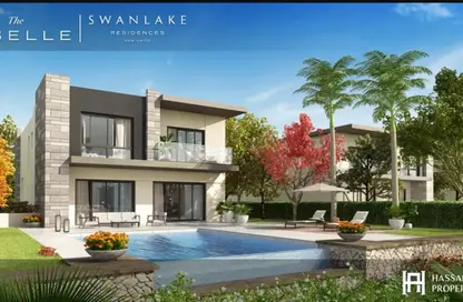 منزل مزدوج - 4 غرف نوم - 4 حمامات للبيع في سوان ليك ريزيدنس - كمبوندات التجمع الخامس - التجمع الخامس - مدينة القاهرة الجديدة - القاهرة