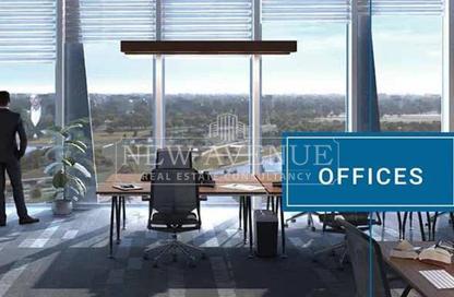 Office Space - Studio - 2 Bathrooms for sale in Taj Tower - Central Business District - New Capital City - Cairo