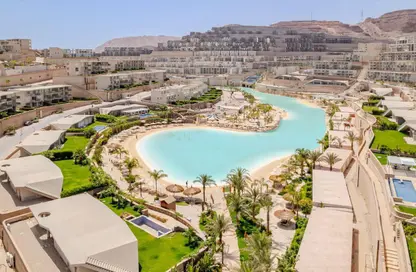 شاليه - غرفة نوم - 2 حمامات للبيع في المونت جلاله - العين السخنة - السويس