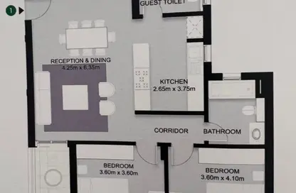 شقة - 2 غرف نوم - 2 حمامات للبيع في فاي سوديك - مدينة زايد الجديدة - الشيخ زايد - الجيزة