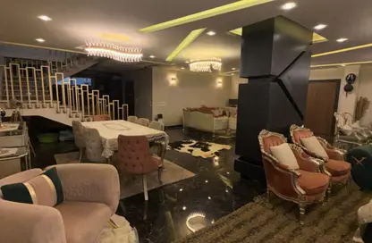 Duplex - 5 Bedrooms - 3 Bathrooms for rent in South Teseen St. - The 5th Settlement - New Cairo City - Cairo