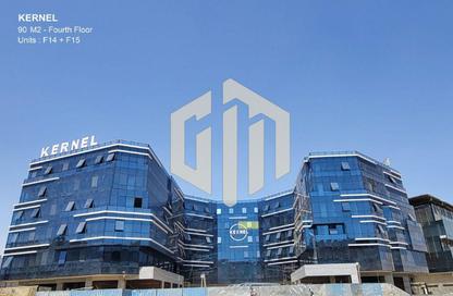 Office Space - 1 Bedroom - 1 Bathroom for rent in Bank Center Street - South Teseen St. - The 5th Settlement - New Cairo City - Cairo