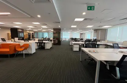 Office Space - 6 Bedrooms - 2 Bathrooms for rent in Bank Center Street - South Teseen St. - The 5th Settlement - New Cairo City - Cairo