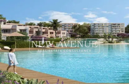 شاليه - 2 غرف نوم - 3 حمامات للبيع في هاسيندا وترز - قسم الضبعة - الساحل الشمالي