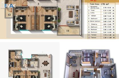 Apartment - 3 Bedrooms - 3 Bathrooms for sale in Lakehouse Compound - New Obour City - Qalyubia
