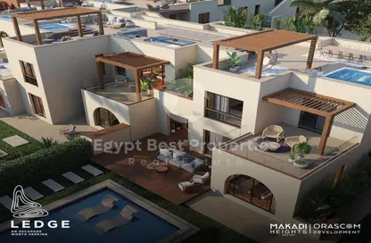 Chalet - 1 Bedroom - 2 Bathrooms for sale in Makadi Heights - Makadi Orascom Resort - Makadi - Hurghada - Red Sea