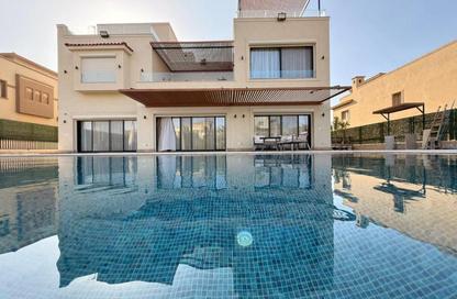 Villa - 5 Bedrooms - 6 Bathrooms for rent in Palm Hills Kattameya - El Katameya Compounds - El Katameya - New Cairo City - Cairo