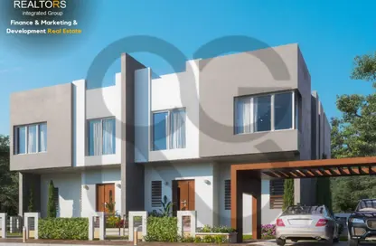 فيلا - 4 غرف نوم - 6 حمامات للبيع في فرست هايتس - محور 26 يوليو - مدينة 6 أكتوبر - الجيزة