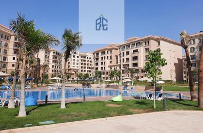 Apartment - 1 Bedroom - 1 Bathroom for rent in American University Housing District - 5th Settlement Compounds - The 5th Settlement - New Cairo City - Cairo