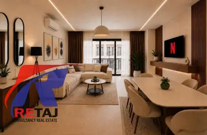 Apartment - 2 Bedrooms - 2 Bathrooms for rent in Moon Residences - Fifth Square - The 5th Settlement - New Cairo City - Cairo