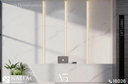 Half Floor - Studio - 2 Bathrooms for sale in Smart Village - Cairo Alexandria Desert Road - 6 October City - Giza