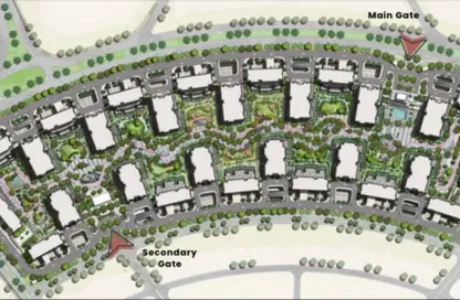 Duplex - 3 Bedrooms - 2 Bathrooms for sale in Cairo Festival City - North Investors Area - New Cairo City - Cairo