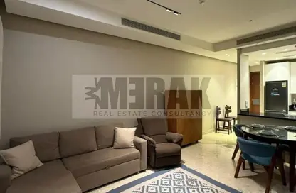 Apartment - 1 Bedroom - 1 Bathroom for sale in Aljazi Marriott Residences - Mohamed Naguib Axis - North Investors Area - New Cairo City - Cairo