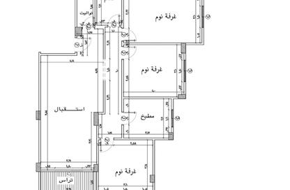 شقة - 3 غرف نوم - 3 حمامات للبيع في بيت الوطن - التجمع الخامس - مدينة القاهرة الجديدة - القاهرة