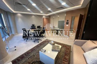 Office Space - 5 Bedrooms - 3 Bathrooms for rent in Bank Center Street - South Teseen St. - The 5th Settlement - New Cairo City - Cairo