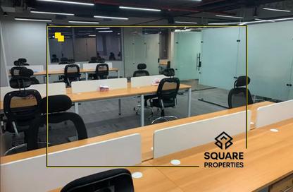 Office Space - Studio - 1 for rent in The portal - Beverly Hills - Sheikh Zayed Compounds - Sheikh Zayed City - Giza