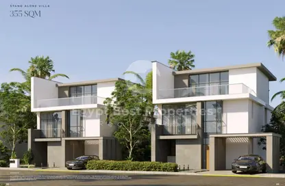 Twin House - 4 Bedrooms - 4 Bathrooms for sale in Swan Lake Residence - 5th Settlement Compounds - The 5th Settlement - New Cairo City - Cairo