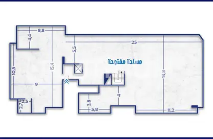 محل تجاري - استوديو - 2 حمامات للبيع في شارع بورسعيد - سبورتنج - حي شرق - الاسكندرية